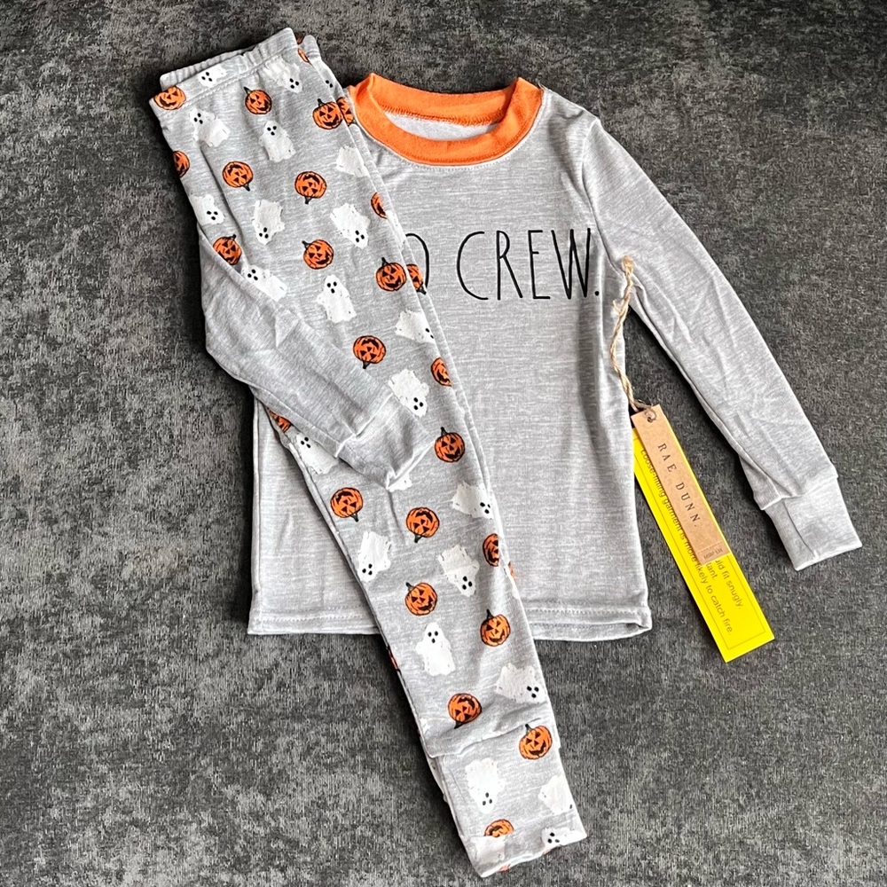 NWT Kid’s Rae Dunn Boo Crew Pajamas